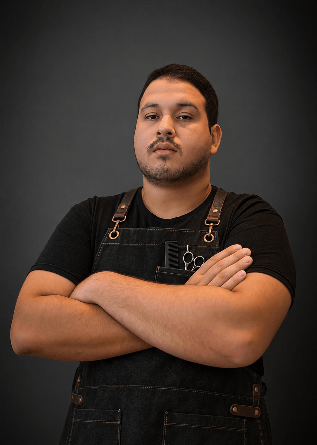 Fábio Eduardo, profissional responsável pela Edu Barber